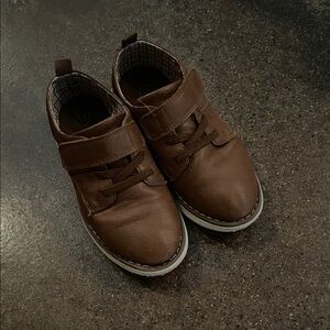 Cat & Jack Brown Kids Dress Shoes